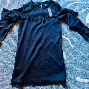 NWT Navy Ann Taylor 3/4 Sleeve Dress Size 6P